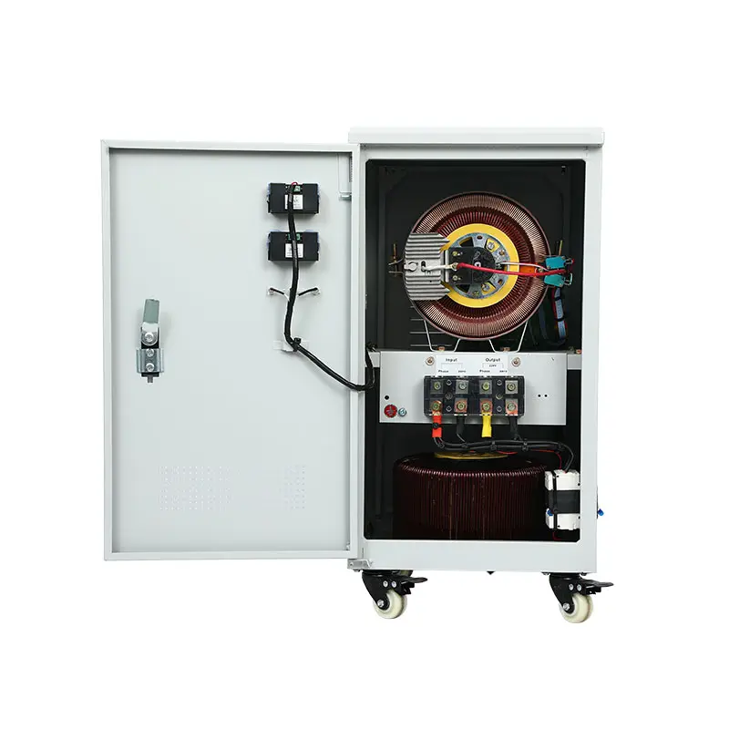 Single-phase fully automatic compensated power voltage stabilizer-LCD model