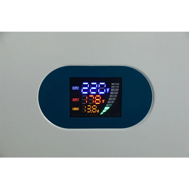 Single-phase fully automatic compensated power voltage stabilizer-digital display model