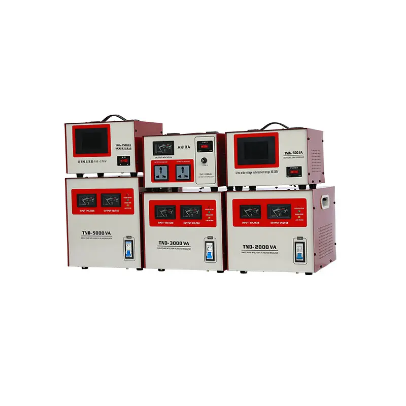 Single-phase intelligent AC voltage stabilizer