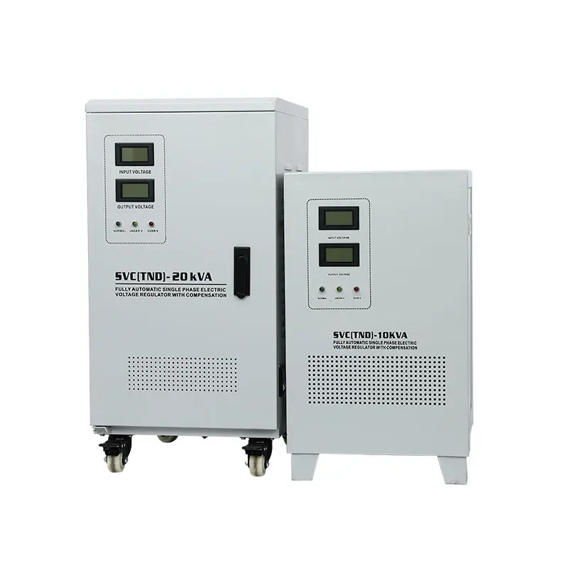 Single-phase fully automatic compensated power voltage stabilizer-LCD model